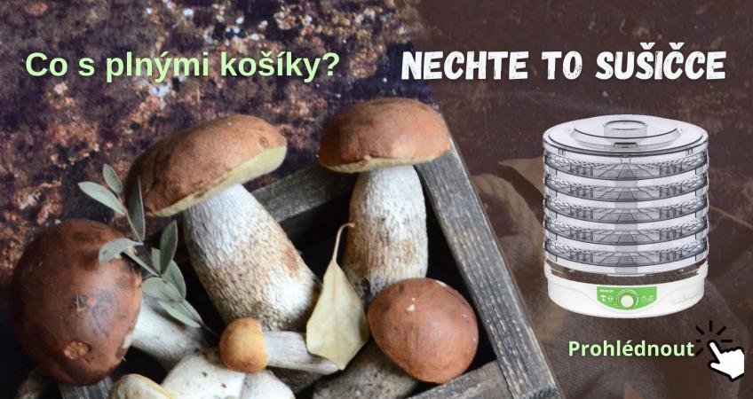 houby sušičky