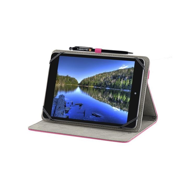 GoGEN GOGTA8STANDSTP růžové, funkční poudzro na tablet se stojánkem