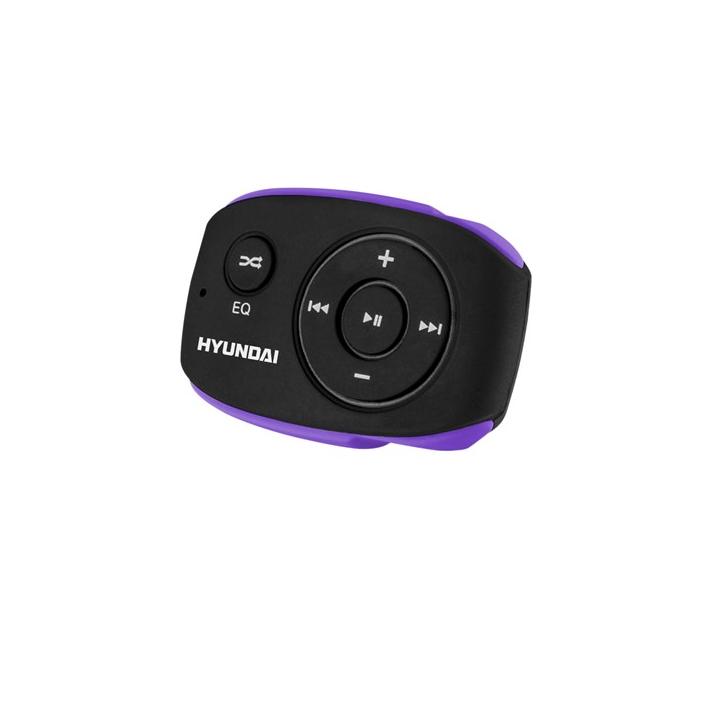 Přehrávač MP3 Hyundai MP 312, 8GB, černo/fialová barva