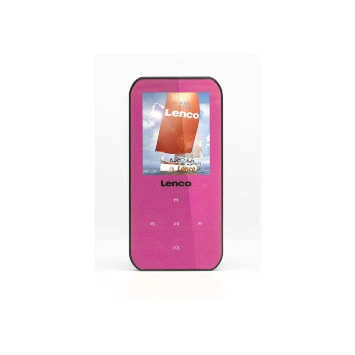 Lenco Xemio 655 4GB růžový MP3 přehrávač