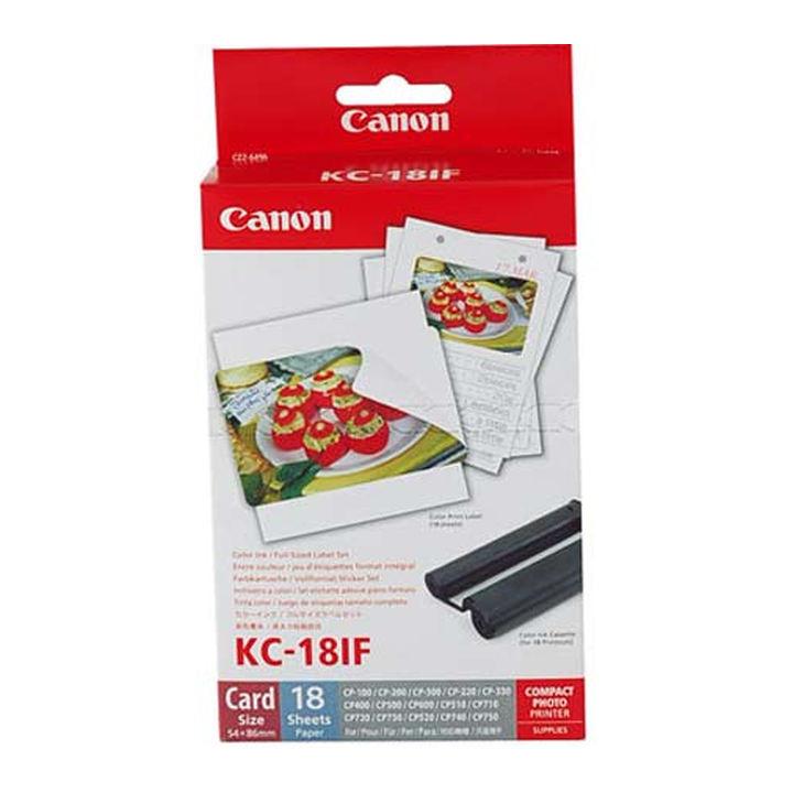 Canon KC18IF (Full sized label) 18 ks