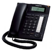 Panasonic KX-TS880FXB - jednolinkový telefon, černý