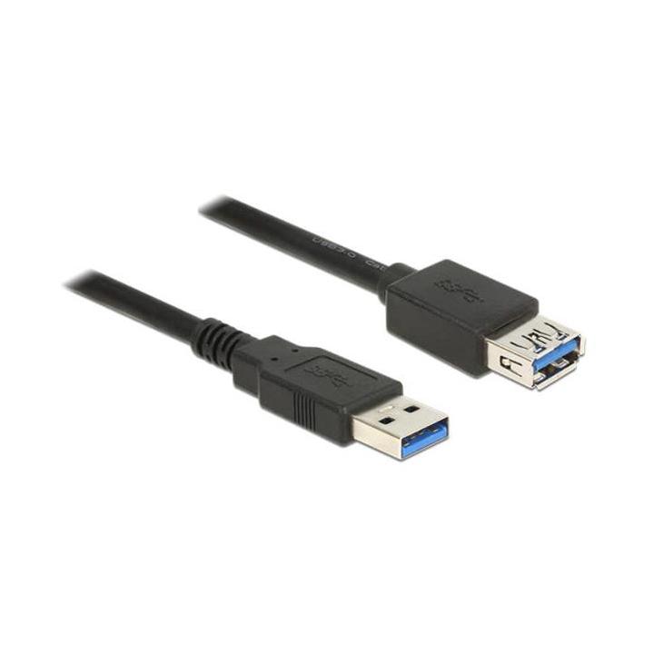 Kabel USB A-A prodluž.1m USB3 Delock black