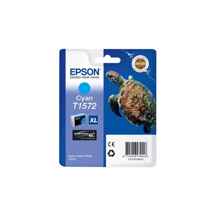 EPSON cartridge T1572 cyan (želva)