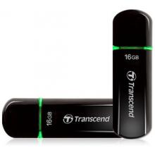Transcend JetFlash 600 16GB TS16GJF600 V600, USB 2.0 flash disk, černo/zelený, vysokorychlostní, Čtení: 32 MB/s, Zápis: 12 MB/s