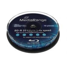 MEDIARANGE BD-R BLU-RAY 25GB 4x Cake 10
