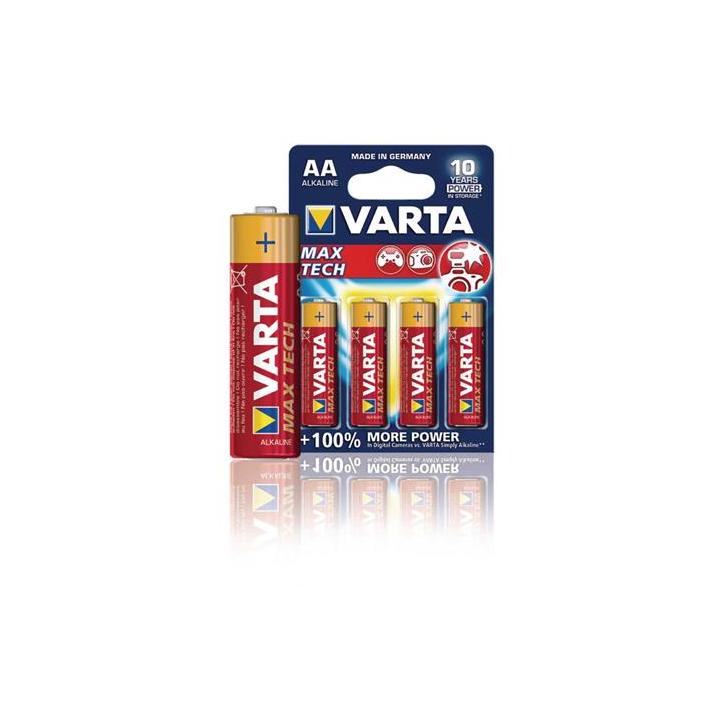 Baterie Varta AA MAXTECH alkalické 4ks/blistr