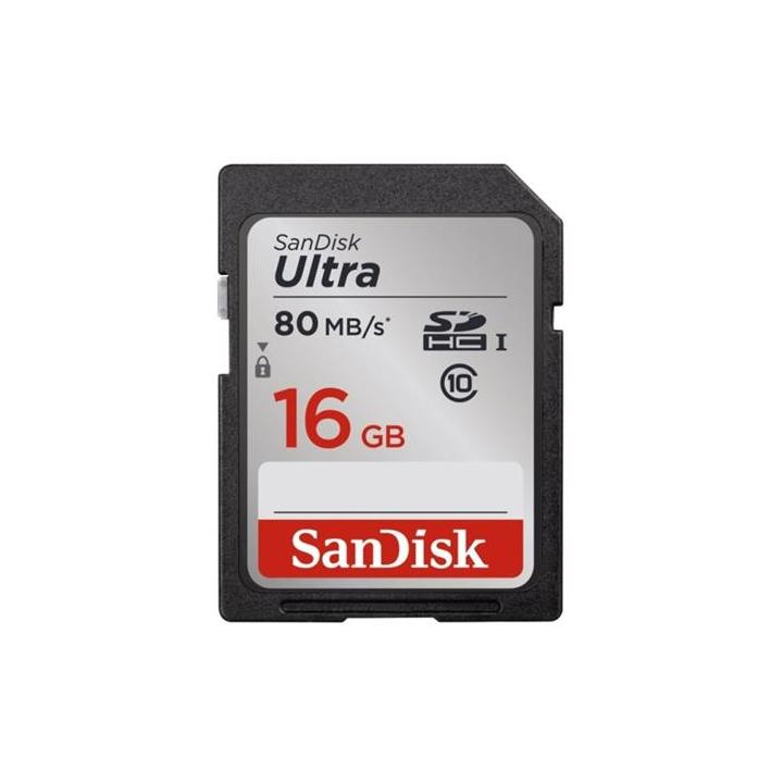 Paměťová karta SanDisk Ultra SDHC 16GB UHS-I SDSDUNC-016G-GN6IN