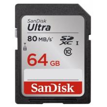 SDXC karta 64GB Sandisk ULTRA 80MB/s