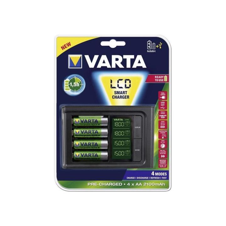 Varta 57674 LCD Smart Nabíječka baterií