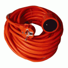 prodl.kabel 1z/30m oranž. 3x1,5