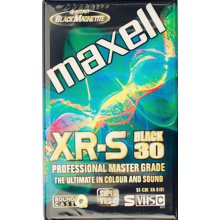 VK VHS-C Maxell HGX 30 black