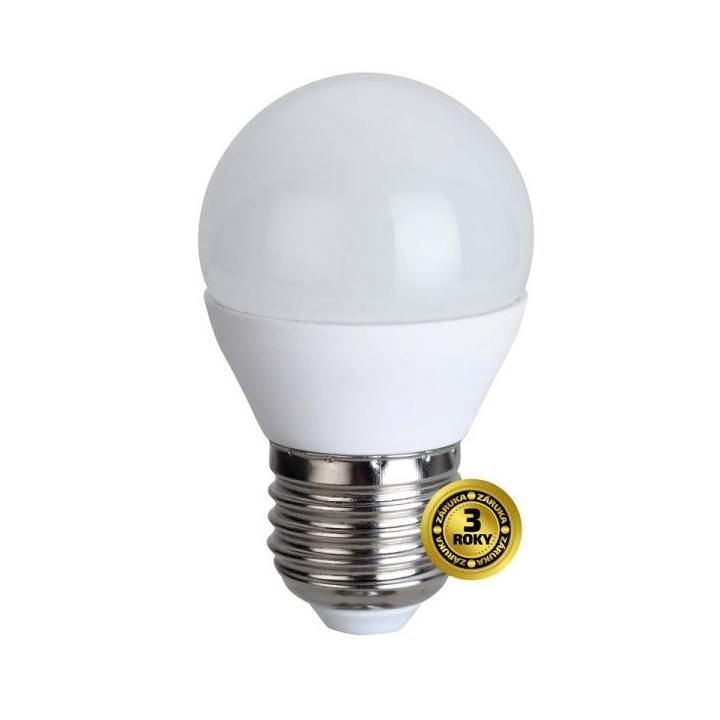 Solight LED žárovka miniglobe, G45 6W, E27, 3000K, 420lm