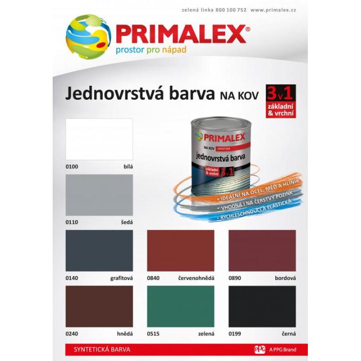PPG Primalex 3v1 0,75 l 0100 bílá