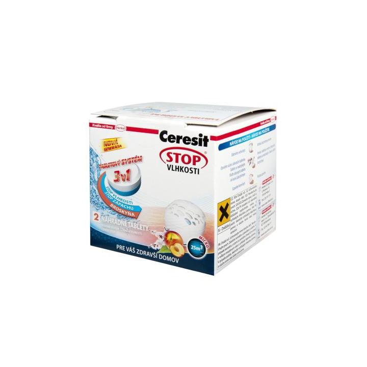 Ceresit Stop Vlhkosti PEARL 3v1 náhradní tablety 2x300 g energické ovoce