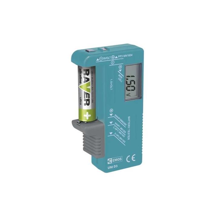 Emos UNI D3 N0322 tester baterií