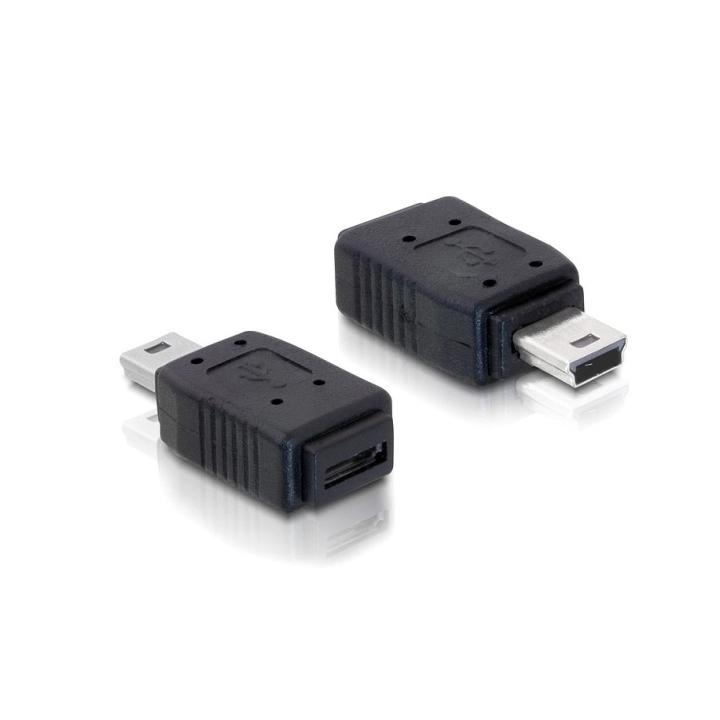 DeLock USB mini samec na USB micro B samice