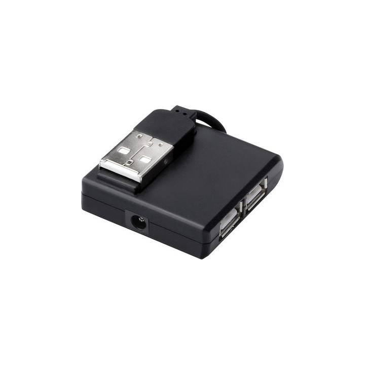 Digitus DA-70217 4 porty USB 2.0 hub černá