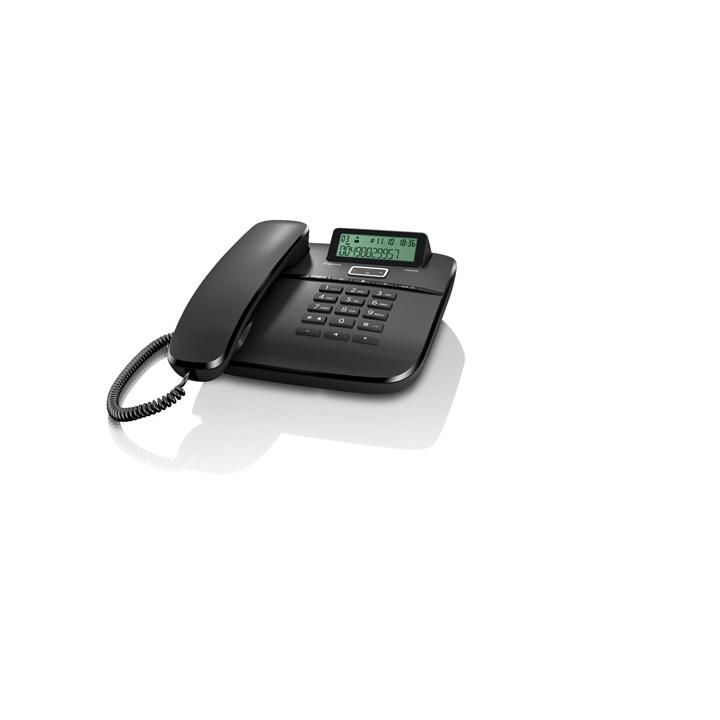 SIEMENS Gigaset DA610 - standardní telefon s displejem, barva černá