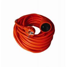 Prodlužovací přívod - spojka, 1zás. 25m, 3 x 1,5mm2, oranžová, kabel PVC PR01125