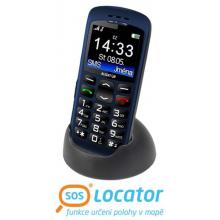 Mobilní telefon Aligator A670 Senior - modrý
