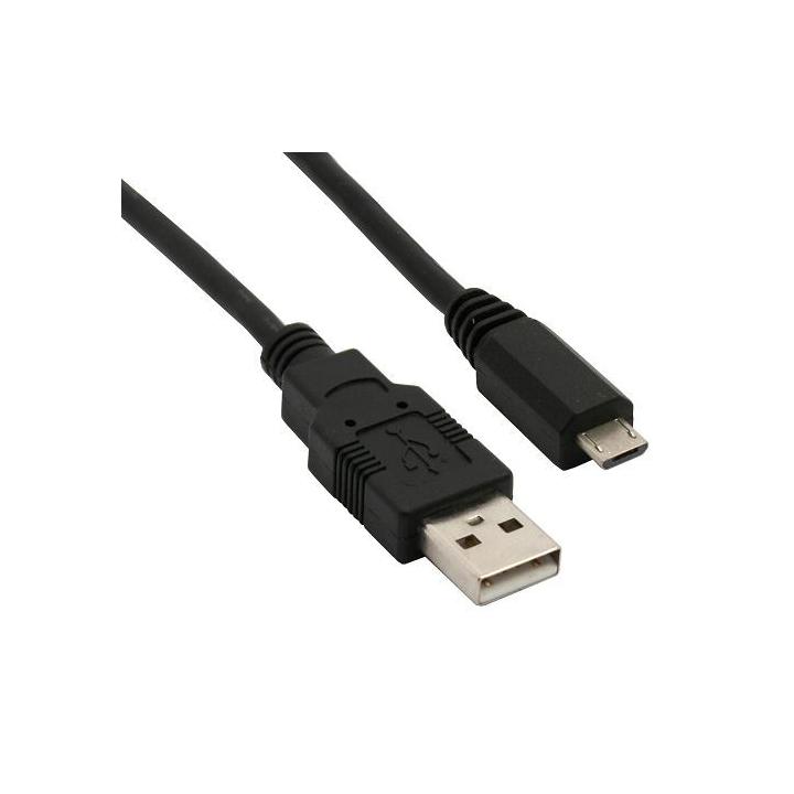 USB kabel, USB 2.0 A konektor - USB B micro konektor 1m