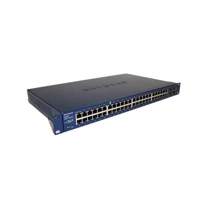 Netgear GS748T 48xGbE, 4xSFP shared, SMART SWITCH, static routing, IPv6, LAGs