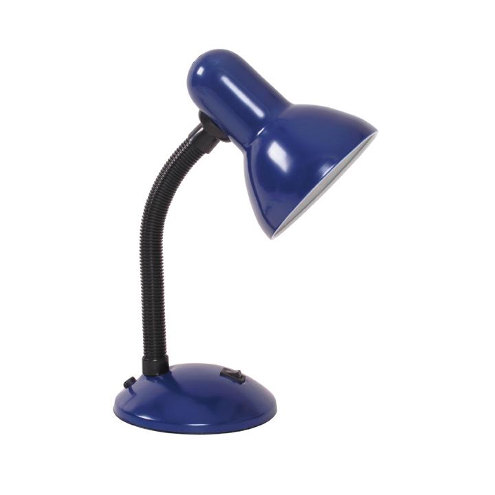 Ecolite L 077 Bond modrá lampa stolní, max 60W/E27