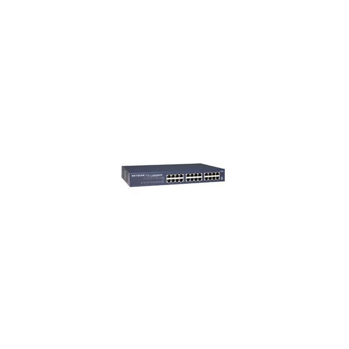 Netgear 24x 10/100/1000 Ethernet Switch Rack-mountable
