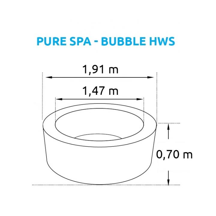 Marimex 11400217 PureSpa Bubble HWS