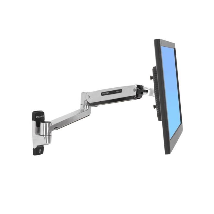 ERGOTRON 5-353-026 LX Sit-Stand Wall Mount LCD Arm, Polished - flexibilní nástěnný držák pro minitory max. 42
