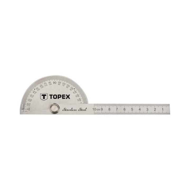 Topex úhloměr obloukový 180°/100mm