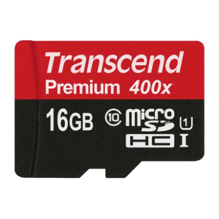 Transcend 16GB microSDHC UHS-I U1 TS16GUSDCU1 paměťová karta (bez adaptéru)