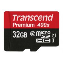 Transcend 32GB microSDHC UHS-I (Class 10) paměťová karta (bez adaptéru)