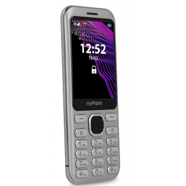 myPHONE Maestro mobilní telefon - stříbrný