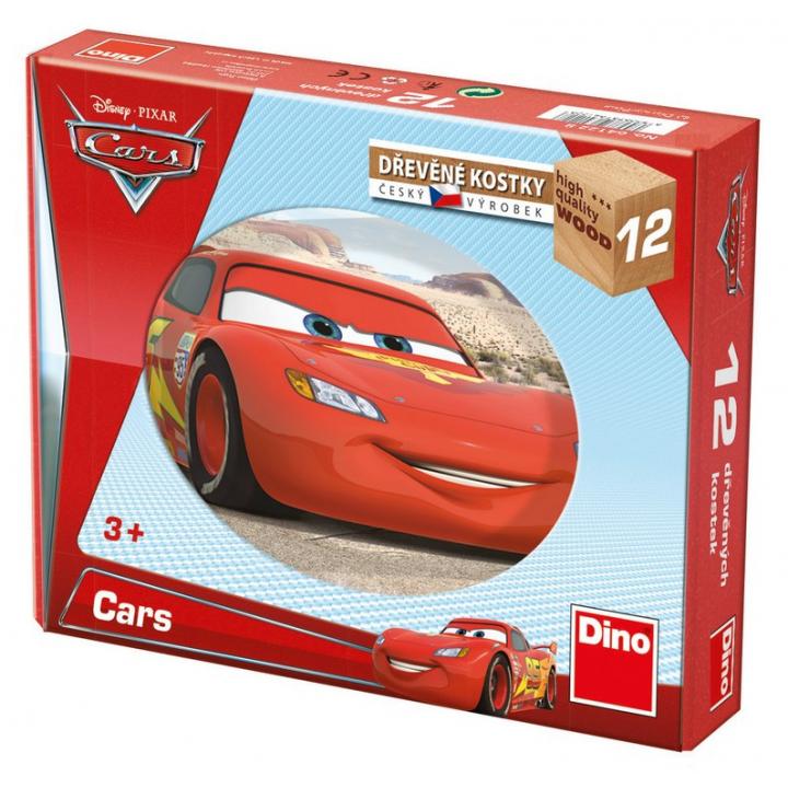 DINO Toys kubus Cars - Auta ve světě 12 kostek
