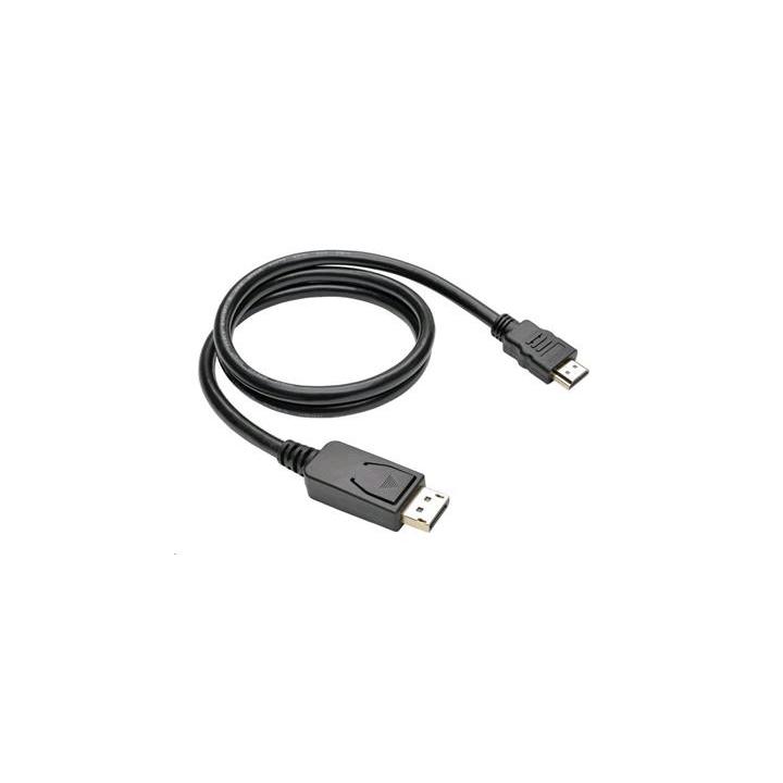 C-TECH Kabel DisplayPort/HDMI-20-2m, černý
