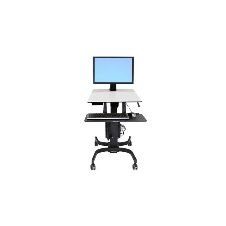 ERGOTRON WorkFit-C, Single HD Sit-Stand Workstation,pojízdná, nastavitelná prac. stanice sezení/stání.