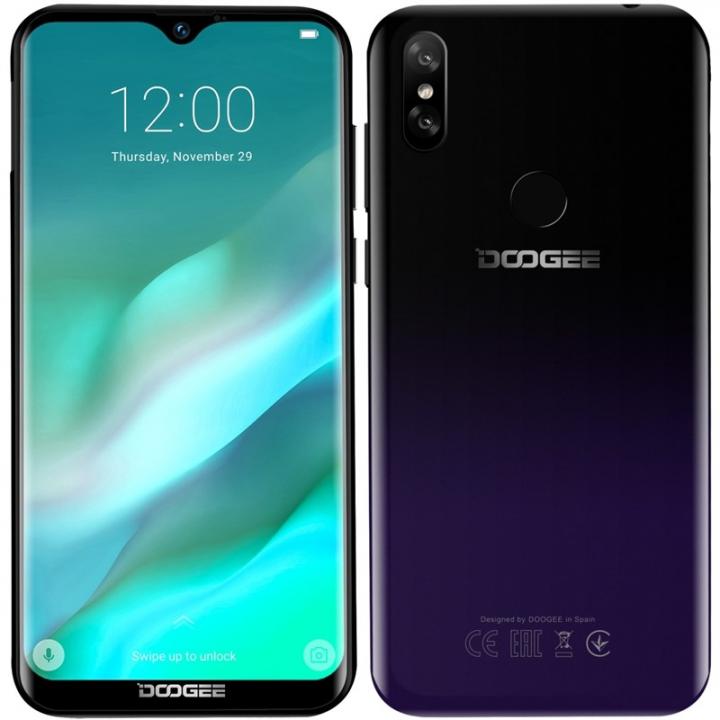 Doogee X90L mob. telefon fialový