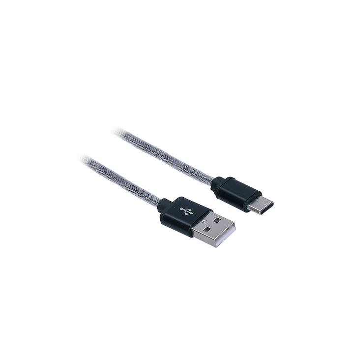 Solight USB-C kabel, USB 2.0 A - USB-C 3.1 2m