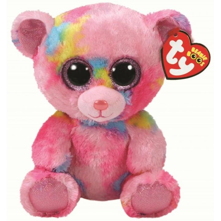 36420 Beanie a Boos FRANKY- růžový medvídek 24 cm