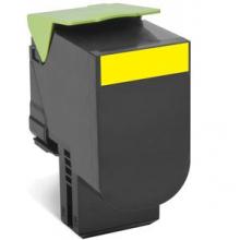Lexmark 80C2SY0 - originální 802SY Yellow Standard Yield Return Program Toner Cartridge - 2 000 stran