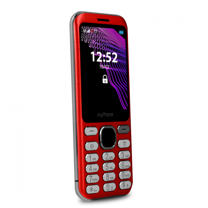 myPHONE Maestro mobilní telefon - červený