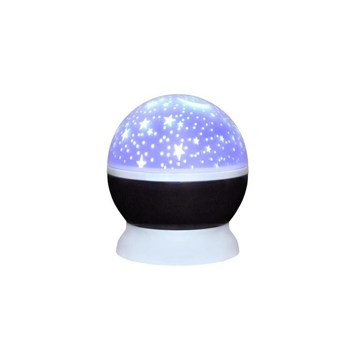 Solight LED vánoční projekční koule, multicolor, 9 režimů, otáčení, USB, 4x AAA