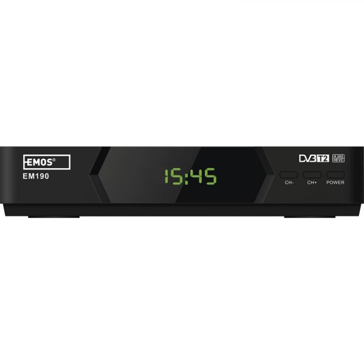 Emos EM190 DVB-T2 přijímač