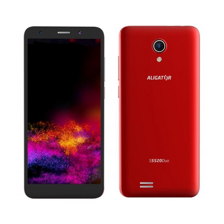 Aligator S 5520 Duo mobilní telefon červený