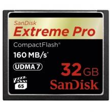 Paměťová karta SanDisk Extreme Pro CompactFlash 32GB SDCFXPS-032G-X46 (160MB/s, VPG65, UDMA7)
