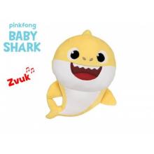 Baby Shark 27cm plyšový na baterie se zvukem žlutý 0m+