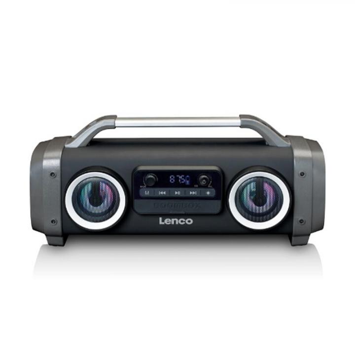 LENCO Radio SPR-100BK boombox