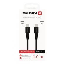 Swissten Kabel USB-C USB-C 1m 3A